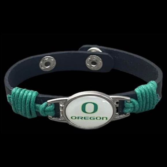 Bracelet, Duck Football Team University Of Oregon, Unisex Bracelet, College - Picture 5 of 16